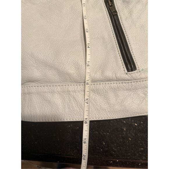 Vintage Mercedes Vegan Leather Crop Jacket F1, Motor sport Racing Size XS/S - Picture 7 of 7